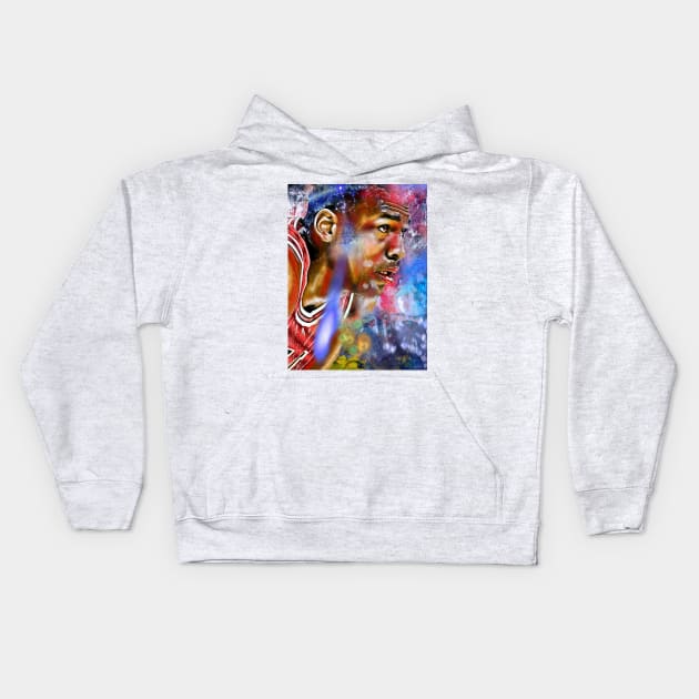 MJ Painted Kids Hoodie by danieljanda